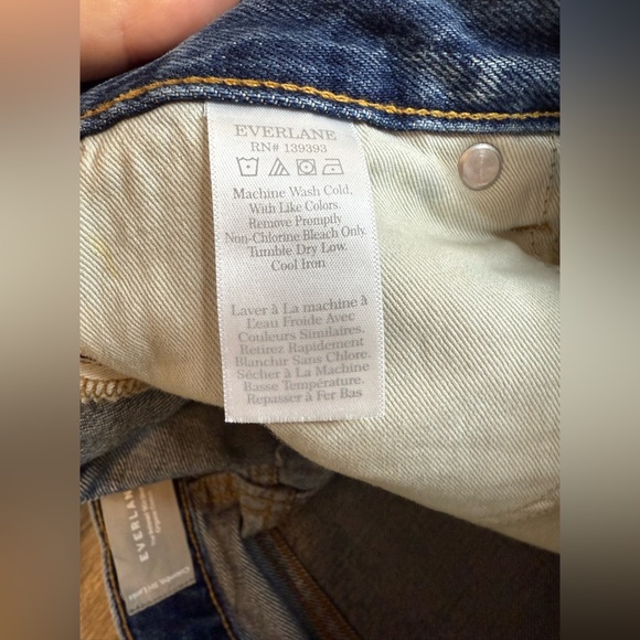 Everlane Relaxed 90s Shorts Organic Cotton Size 27 - Picture 8 of 11